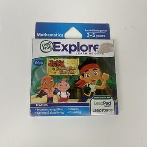 Leap Frog Explorer Learning Game: Jake And The Neverland Pirates New LeapPad